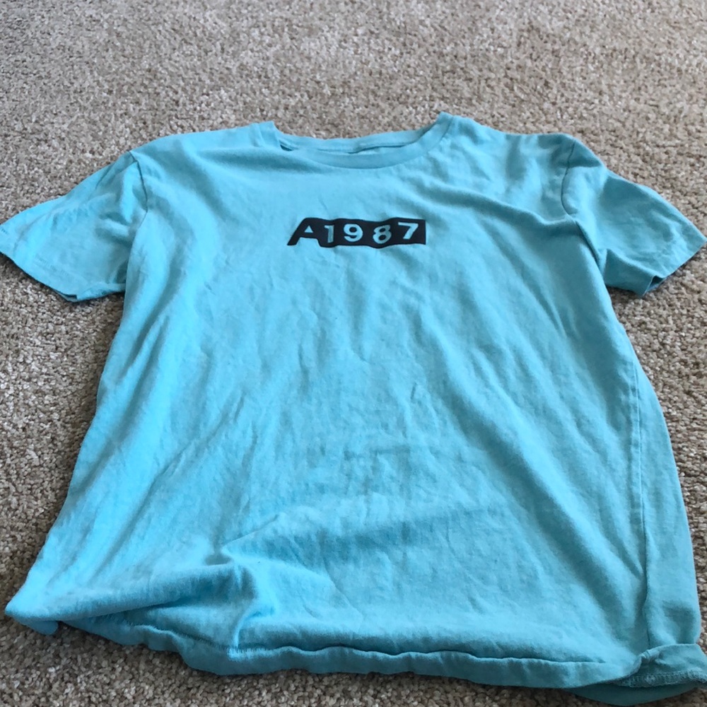 Teal 1987 shirt